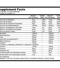 SPECIMEN – INTENSE PRE WORKOUT 264g Pharmaceutical